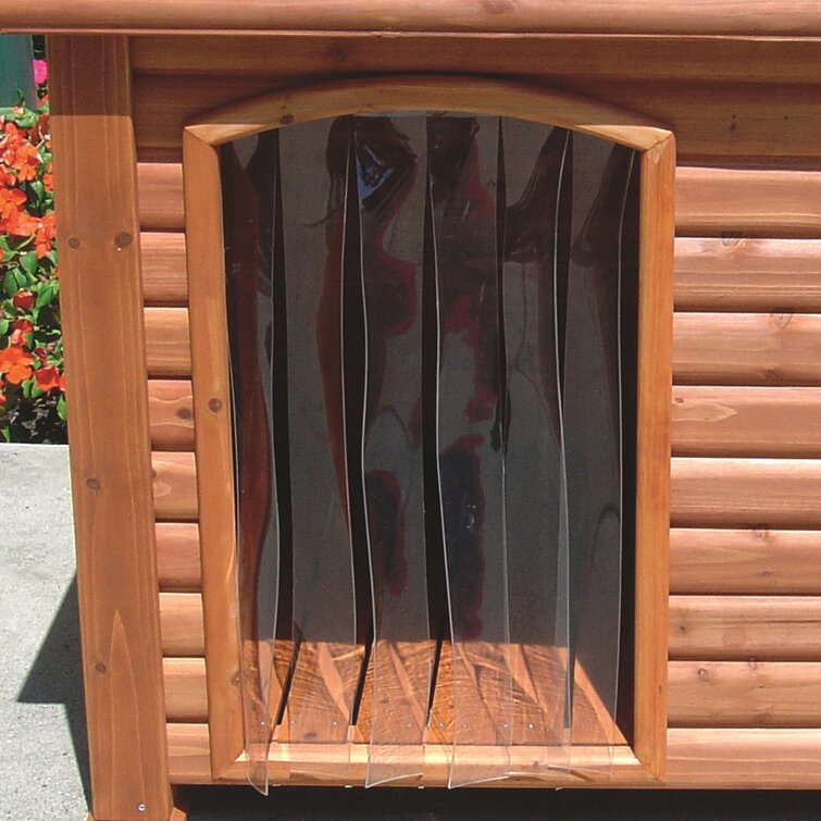 Plastic door store for dog house